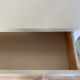 Commode vintage vert menthe