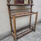 Bamboo coat rack with mirror and umbrella stand – 1920