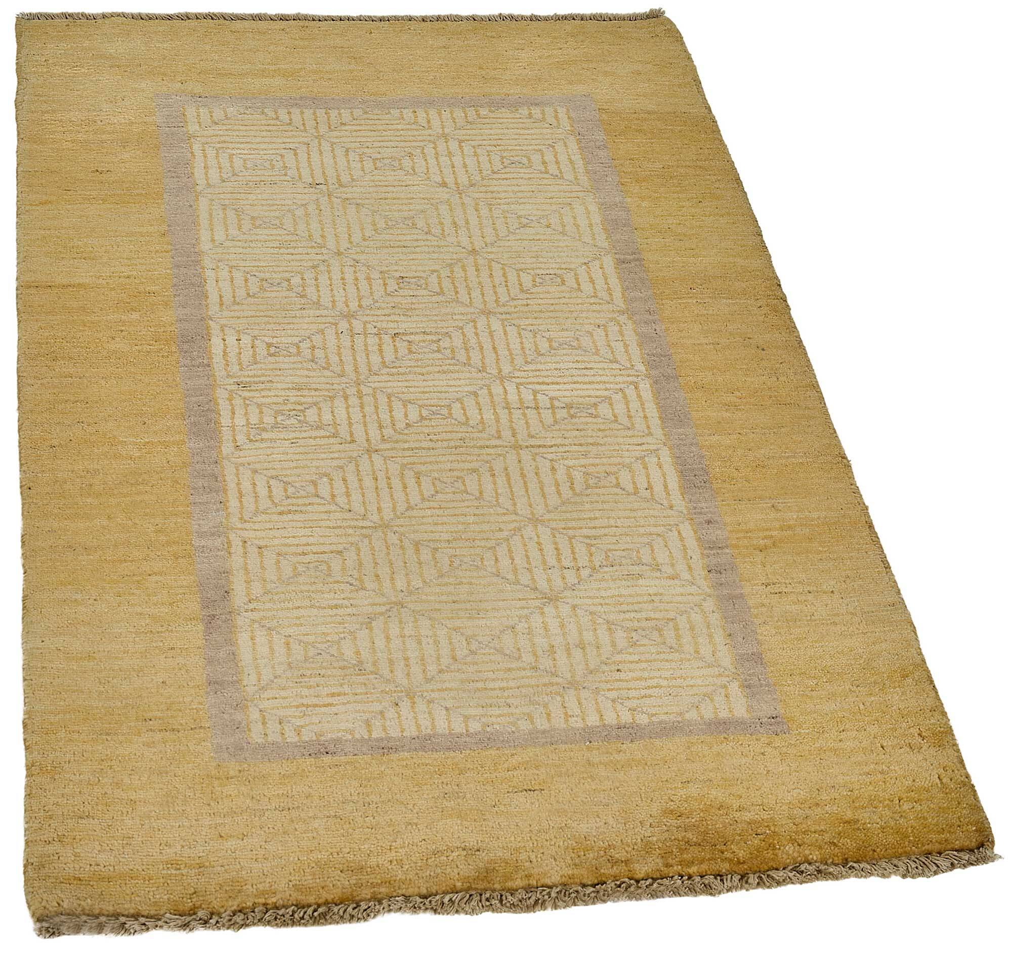Tapis Oushak en laine noué à la main, 78 cm x 129 cm