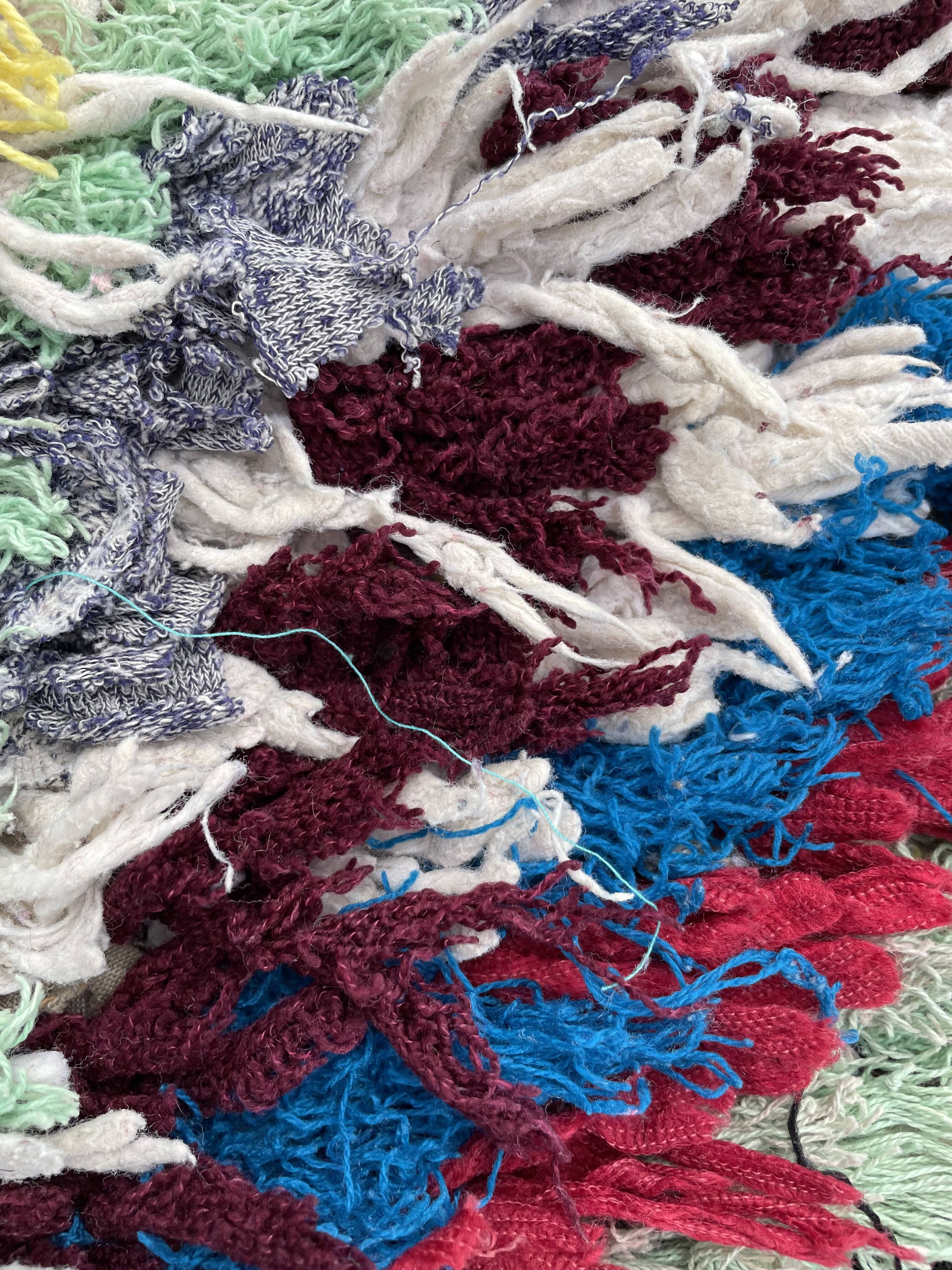 Moroccan Carpet Berbere Boucherouite