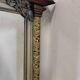 Large antique wooden mirror