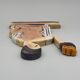 Women's cast iron subject 1930 art deco signature to identify polychrome