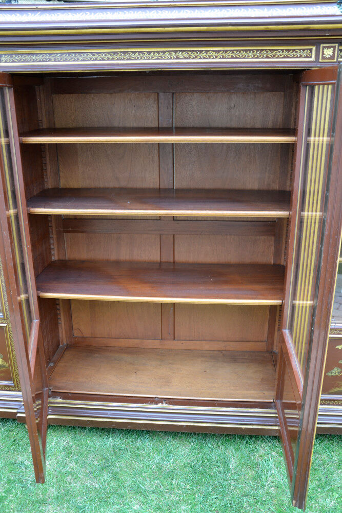 Laqué Library in Japanese Decorations Napoleon III Style - 19th Century