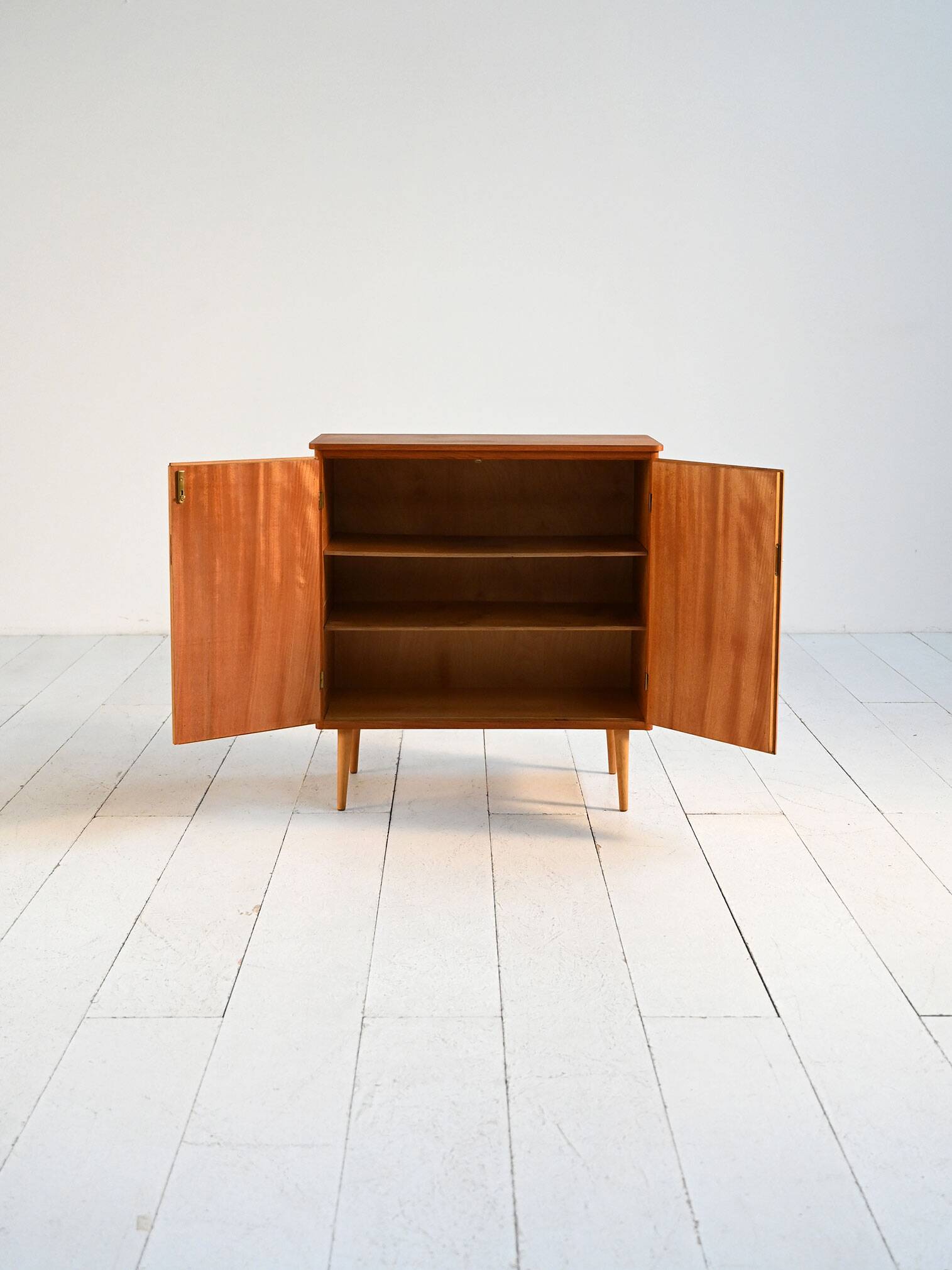 Mid-century Northern European teak cabinet, 1950s–1960s