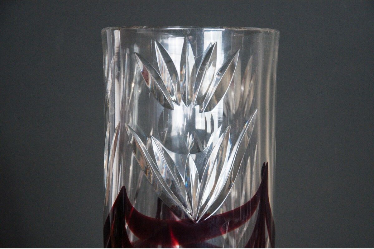 Crystal Vase, Poland, 1970s