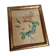 Dessin original encadré du début du XIXème siècle inspiré de l'oeuvre de Pierre-Joseph Redouté