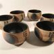 Vintage 24-piece ceramic coffee set from Sgrafo Modern, 1960s, Set of 24