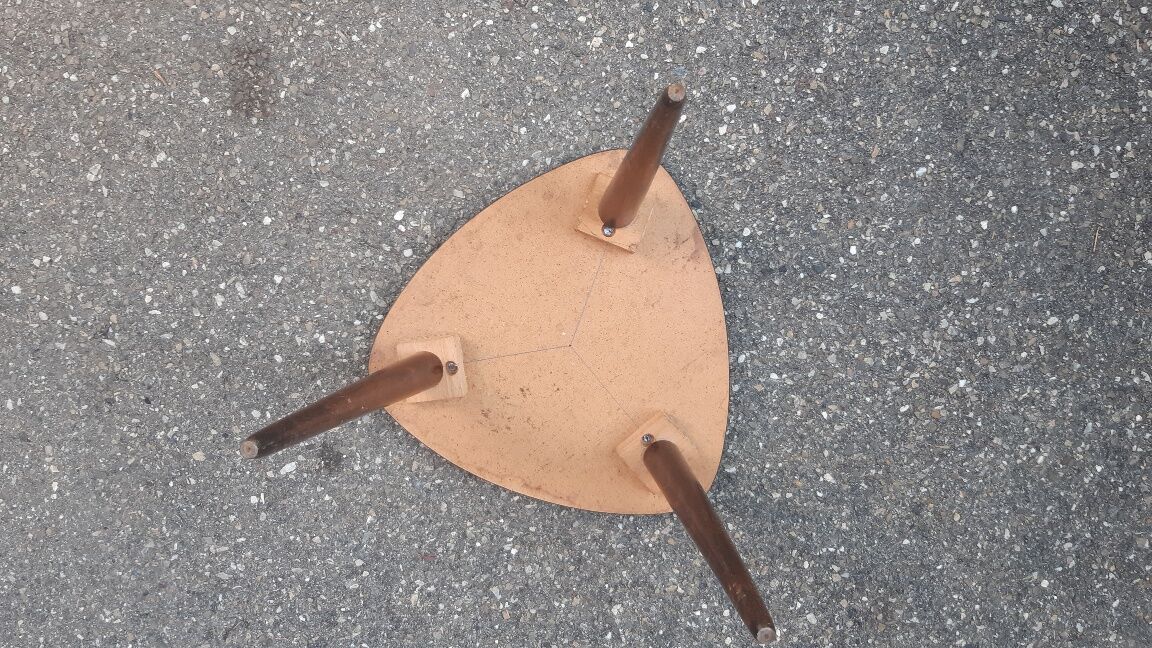 Guéridon porte plante formica 1960