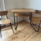 Modernist children's desk and chair