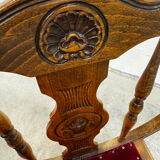 Dagobert armchair with red upholstery