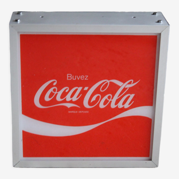Enseigne lumineuse Coca Cola 1970