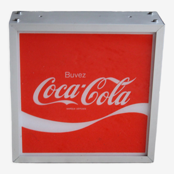 Illuminated sign Coca Cola 1970