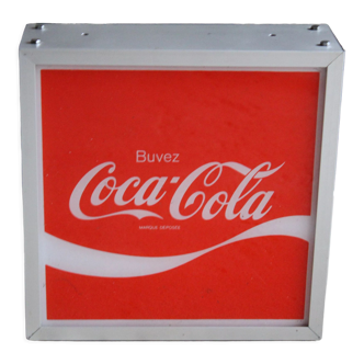 Illuminated sign Coca Cola 1970