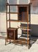 Japanese-style display shelf in bamboo and wood, circa 1890