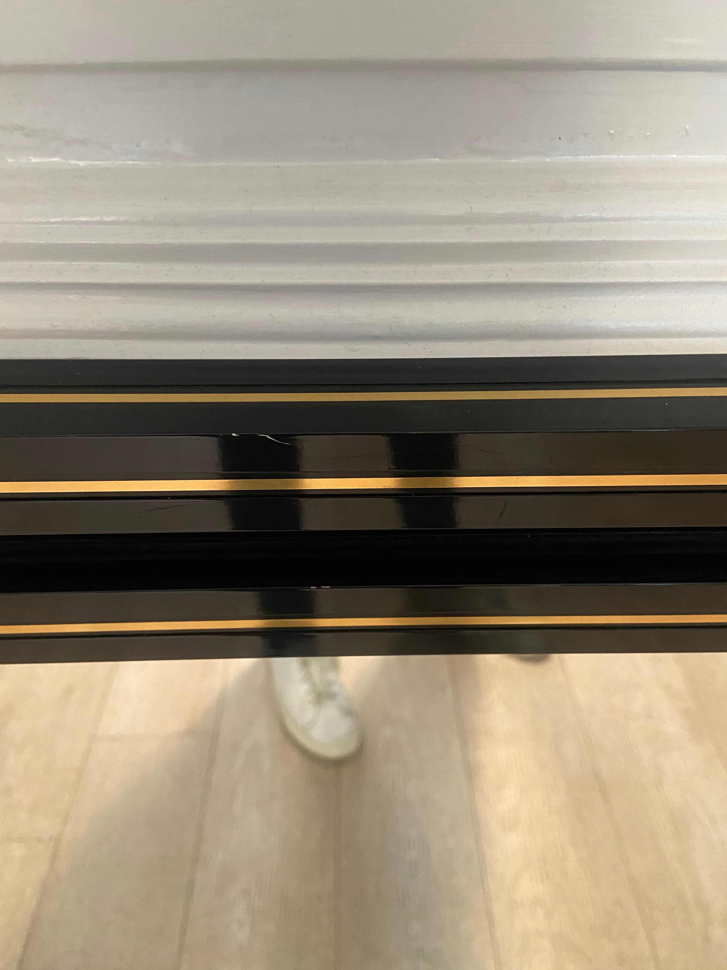 Mirror Pierre Vandel black and gold, 1970s