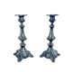 Pair of Art Nouveau Silver-Plated Candlesticks