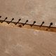 School wall coat - solid wooden rail of 10 patères