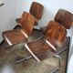 Ensemble de 4 chaises Kusch+Co Flötotto, années 1960.