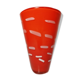 Vintage opaline glass vase italia1970