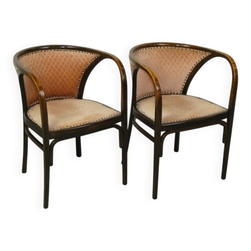 Fauteuils club Thonet N°6517 par Marcel Kammerer pour Thonet