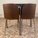 Table dining set & 4 vintage chairs by Sandra Kragnert for Ikea, Fusion series