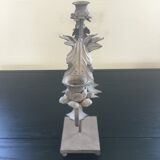 Candelabra 3 branches in zinc