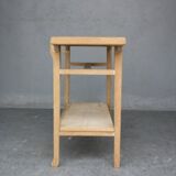 Console 4 feet in style 1940-coloured cerused oak