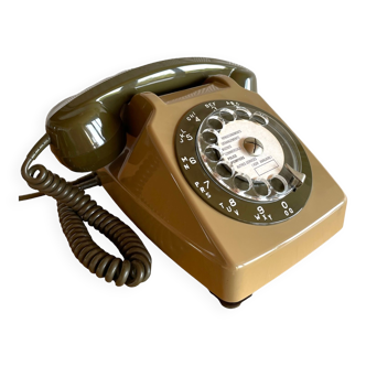 Téléphone PTT vintage Socotel S63 à cadran, 1979