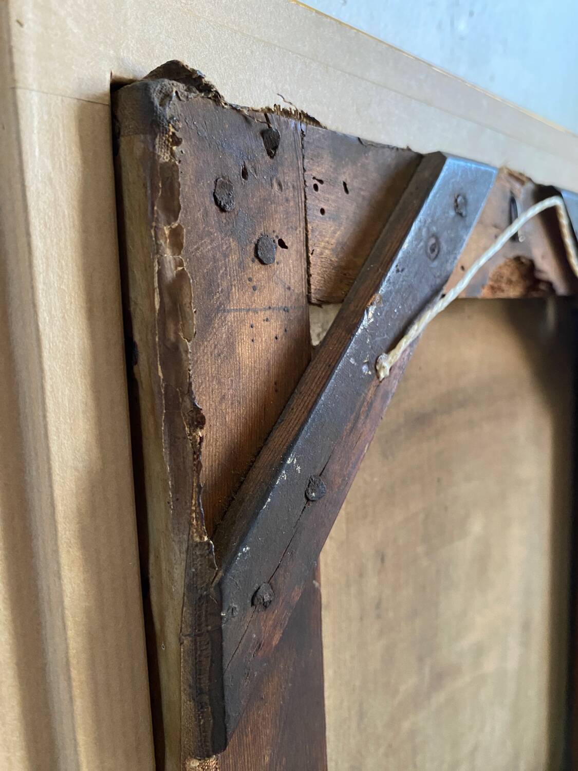 Portrait old soldier 19th