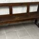 19th century oak bench