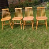 Chaises scandinaves bois