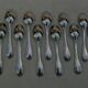 Set 12 Teaspoons Moka in silver metal - Model net staple