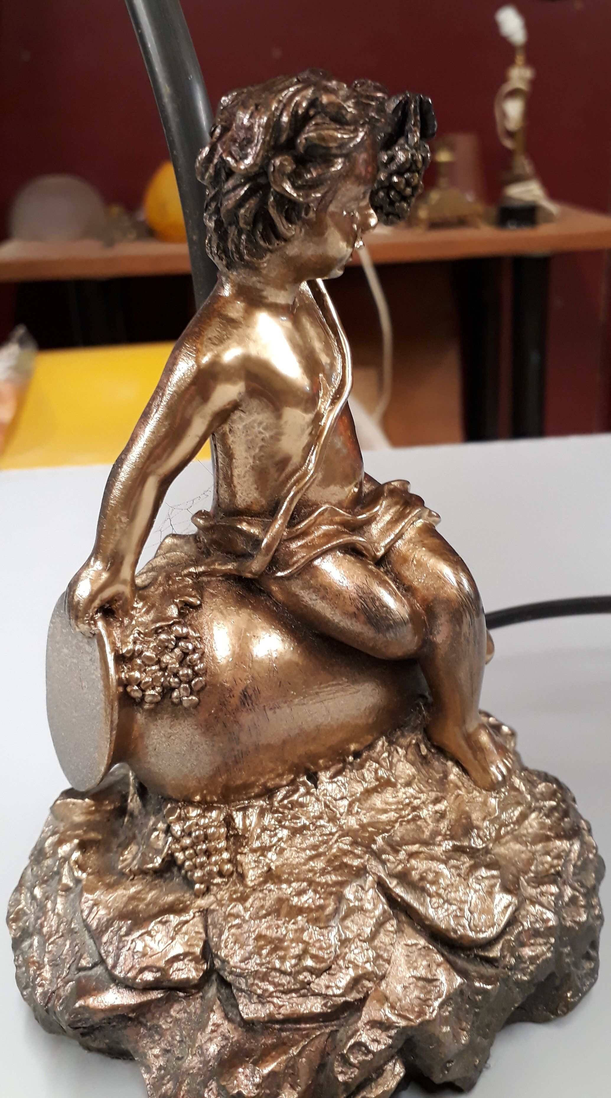 Lampe tulipe style art nouveau