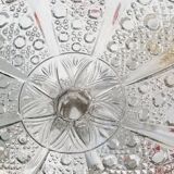 Plat sur piedouche en cristal