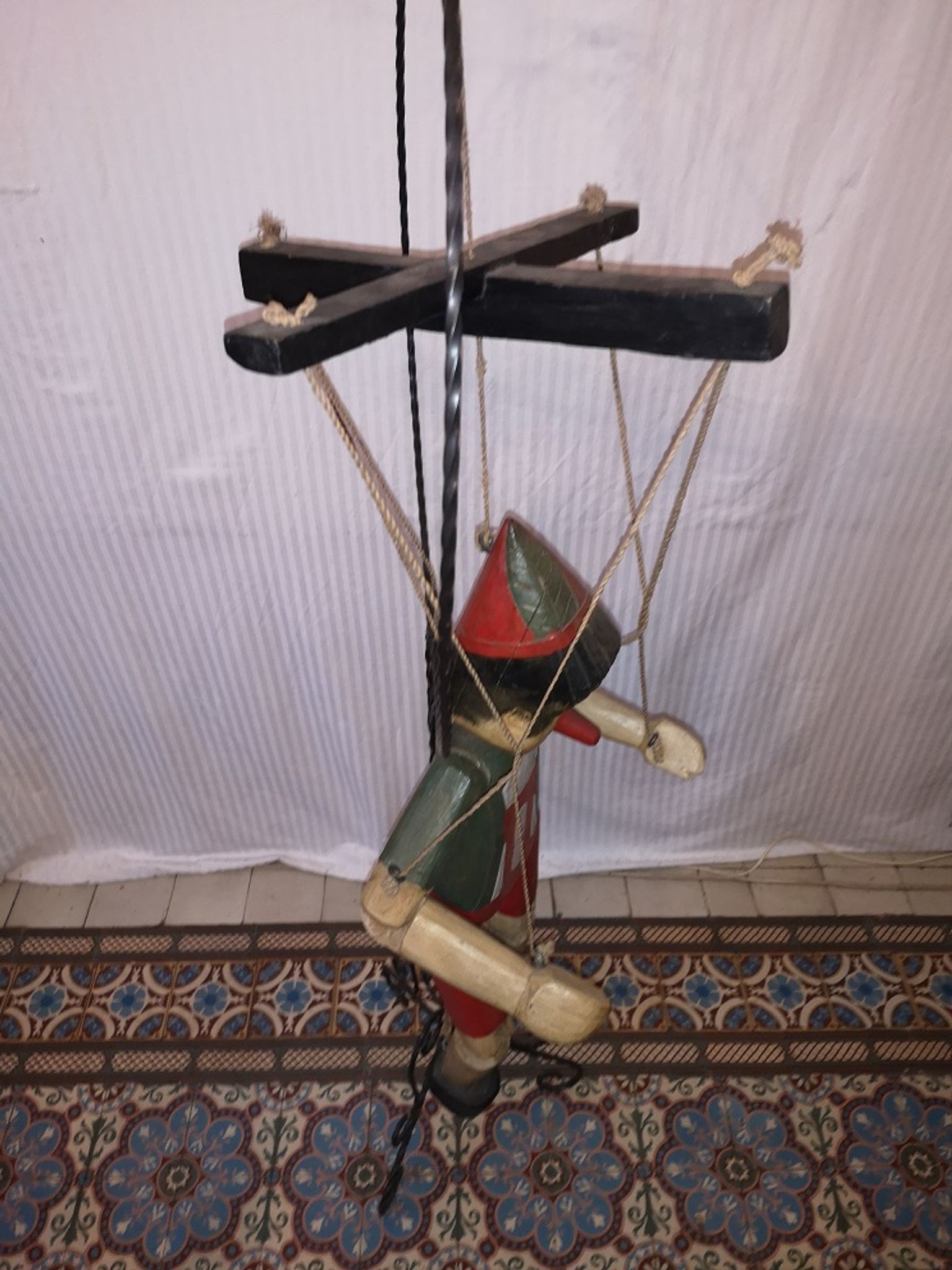 Pantin Pinocchio bois tendre 1970
