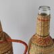 Bouteilles tressées Osier Vintage Origine Viêtnam