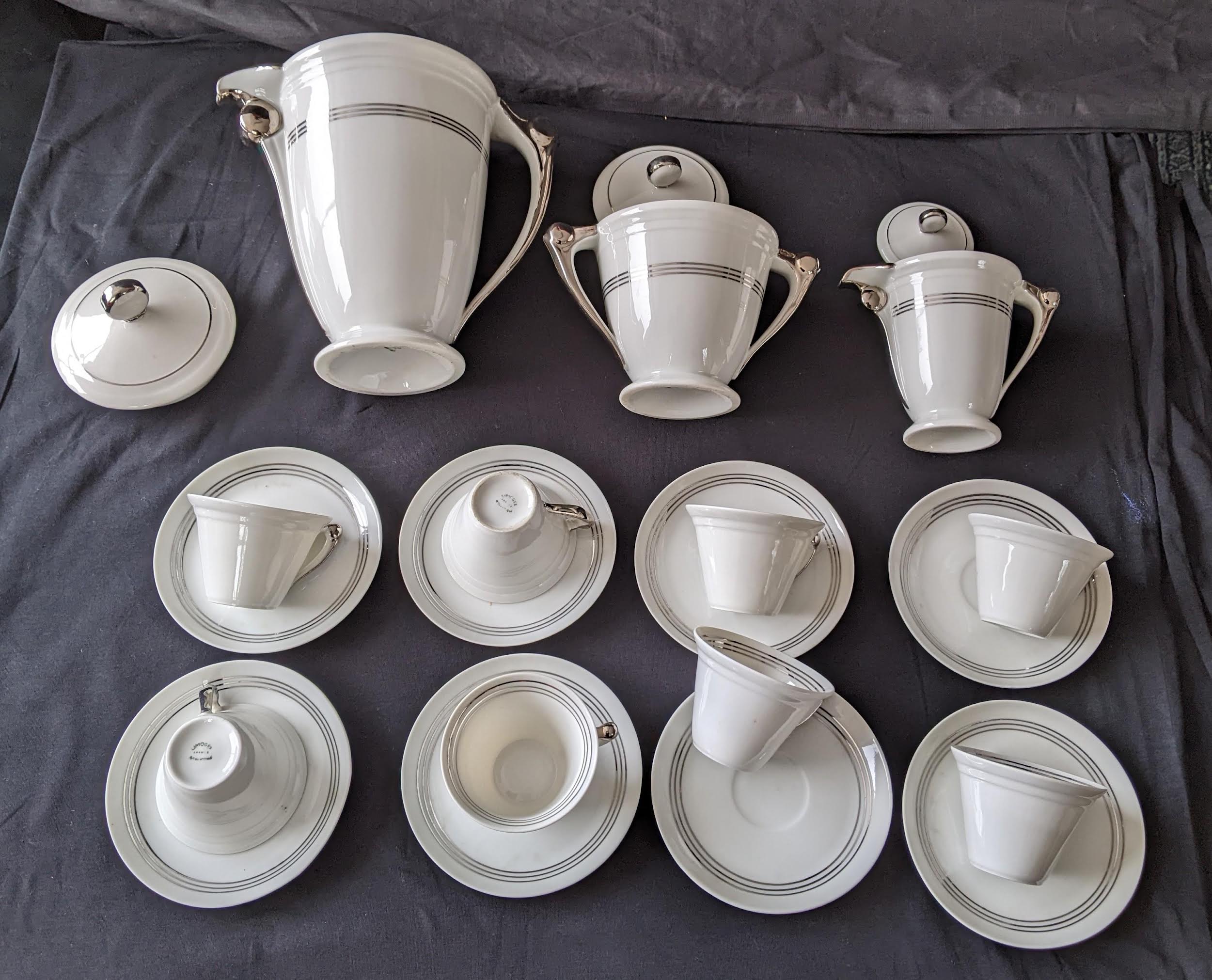 Art Deco coffee service