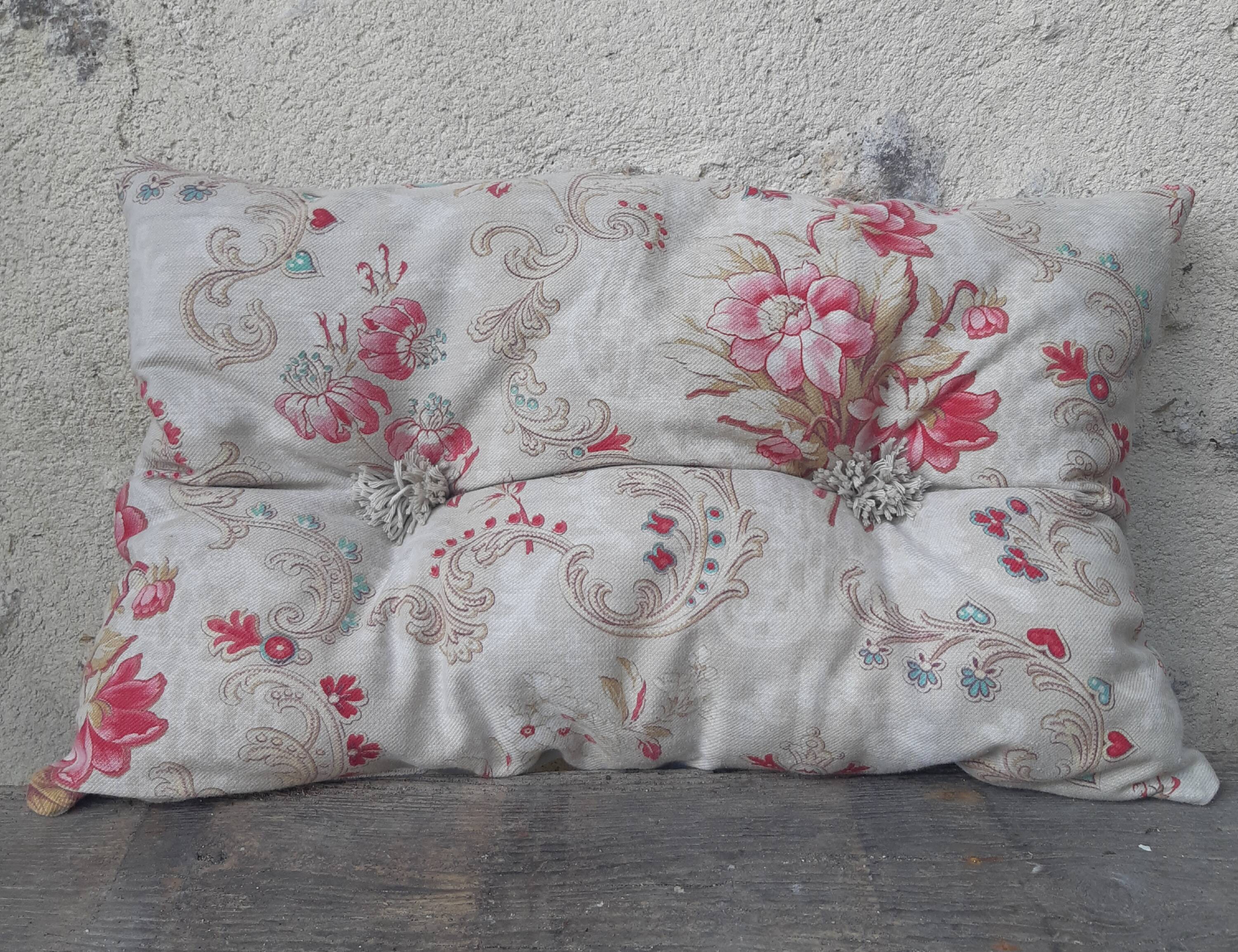 Bohemian floral cushion 58x38cm