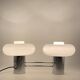 Mid-century two lights table lamp, Italy ca. 1970s