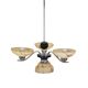 Glass chandelier, Danish design, 1970s, production: Denmark