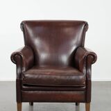 Luxury Sheep Leather Armchair with a Timeless Look