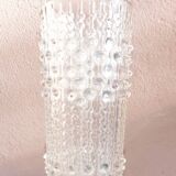 Brutalist crystal vase 1970