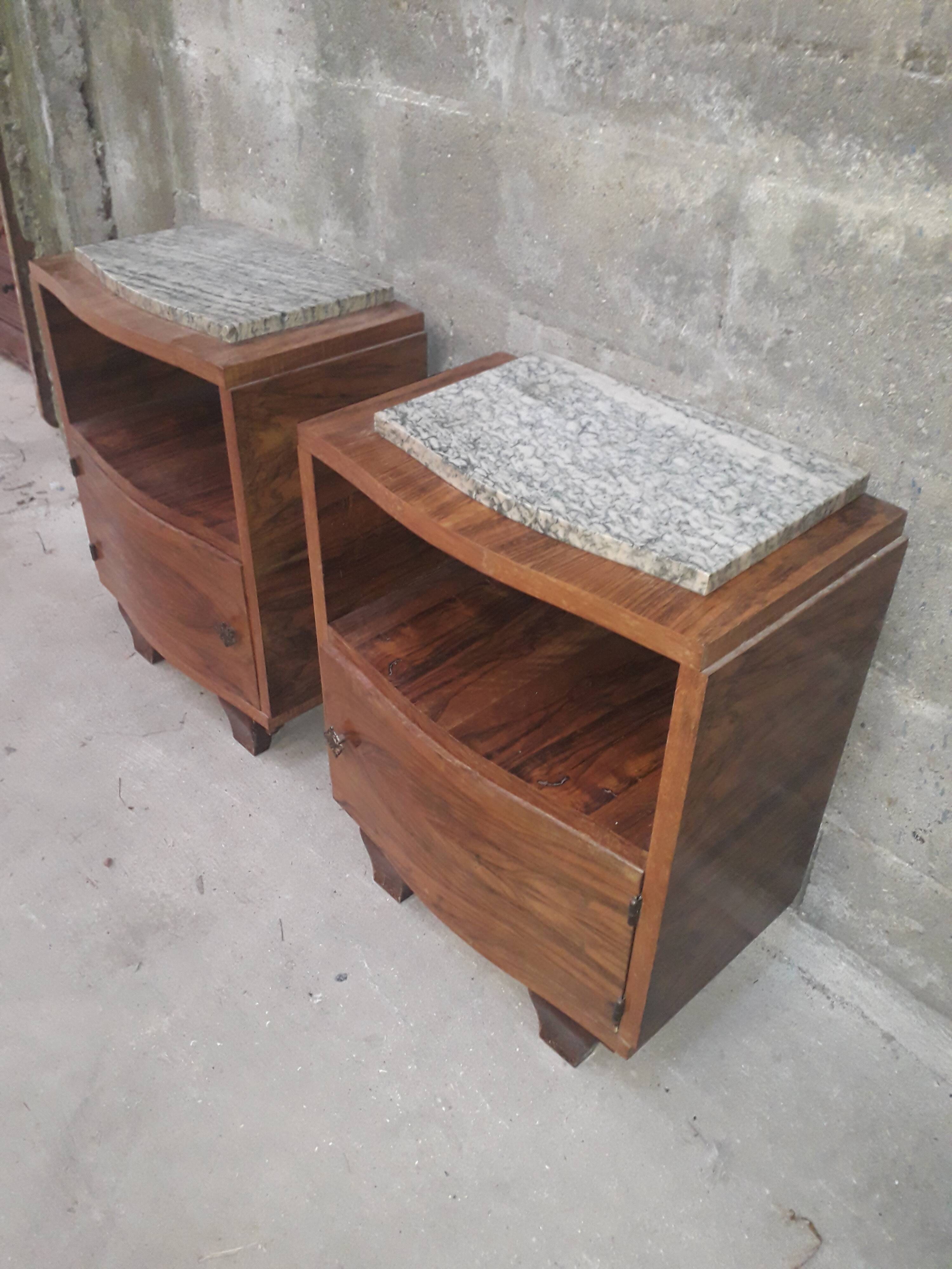 Vintage bedsides