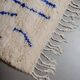 traditional handmade blue Berber rug