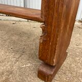 Solid wood corner shelf