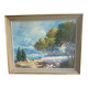 Mediterranean Landscape Painting Signed by Mr. Sabido