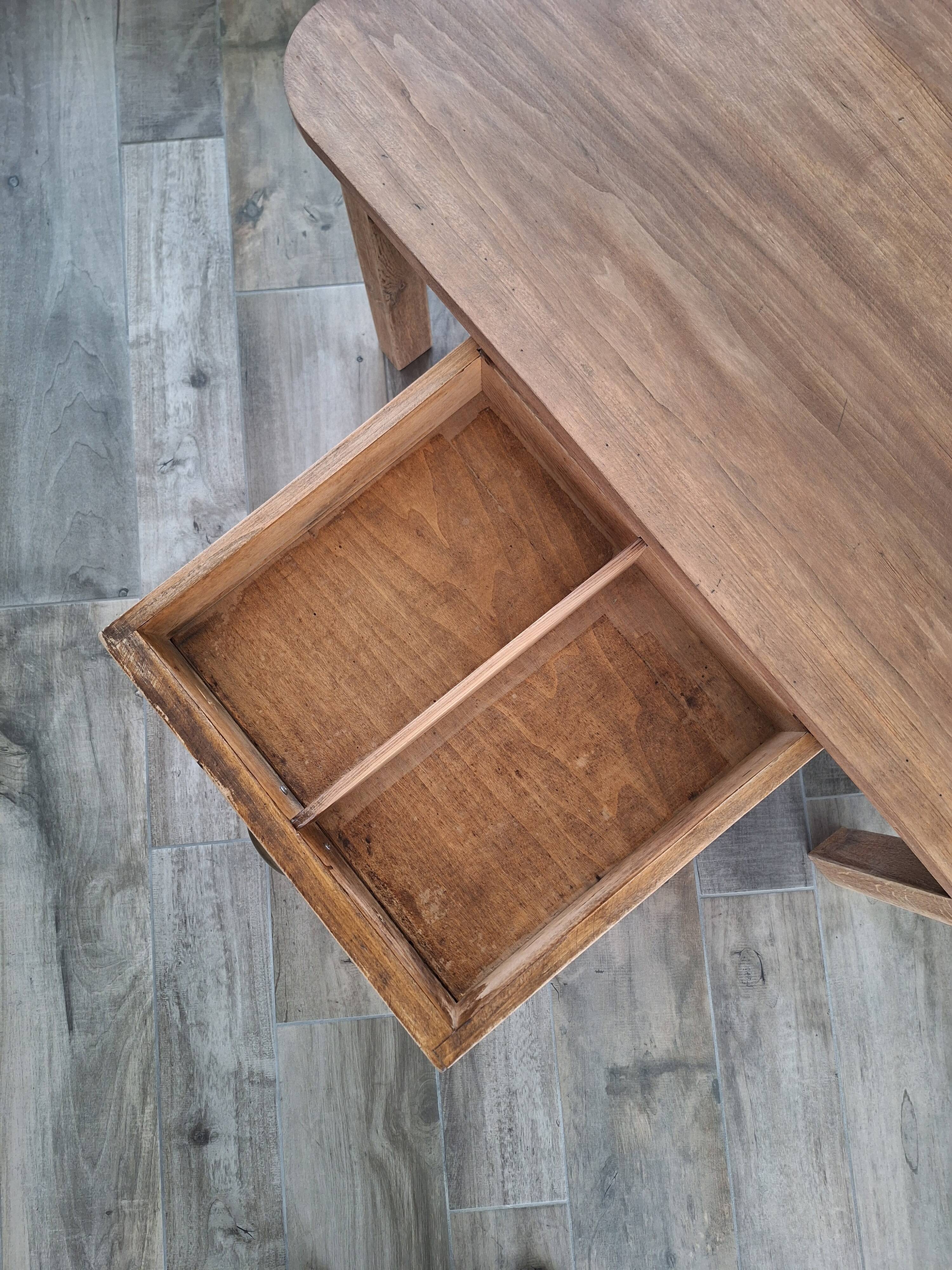 Farmhouse oak coffee table in country style