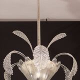 Lustre Art Déco, Barovier & Toso, verre de Murano, années 1950