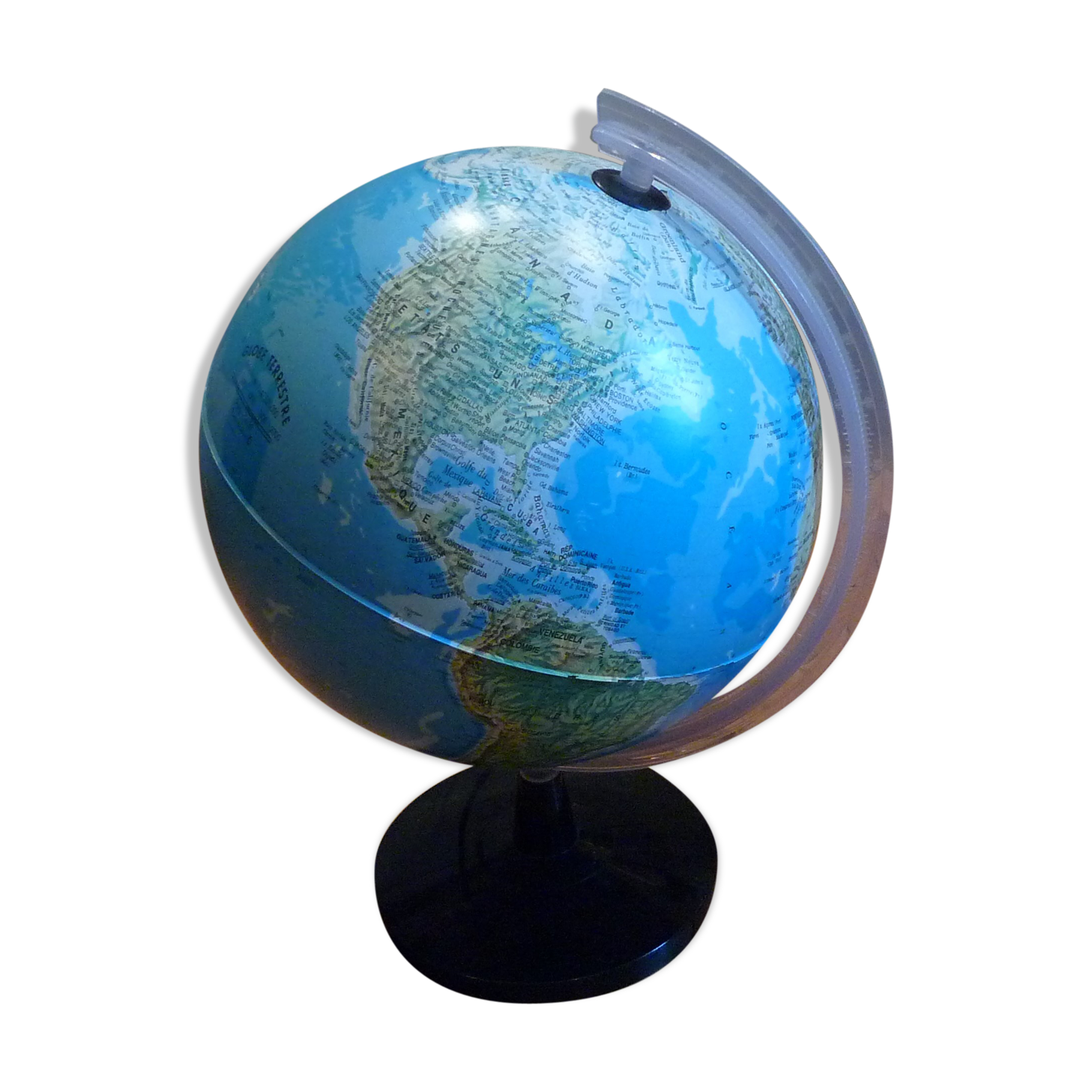 Light Earth Globe, 'Technodidatica' vintage 80s
