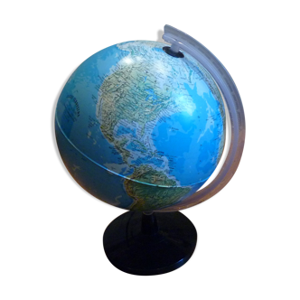 Light Earth Globe, 'Technodidatica' vintage 80s